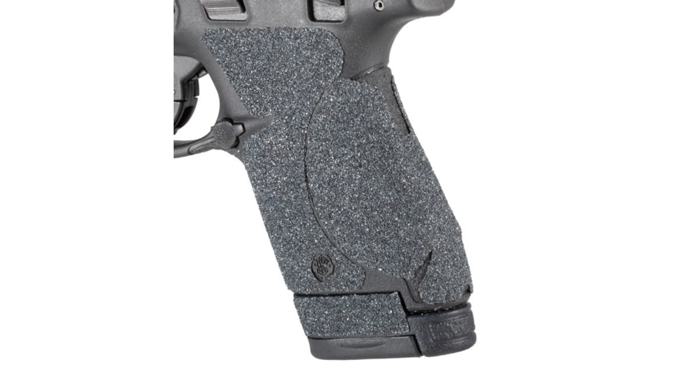 Hogue Wrapter Adhesive Pistol Grip, Smith &amp; Wesson M&amp;P Shield 9mm/.40 S&amp;W, Adhesive Grit, Black, 18449
