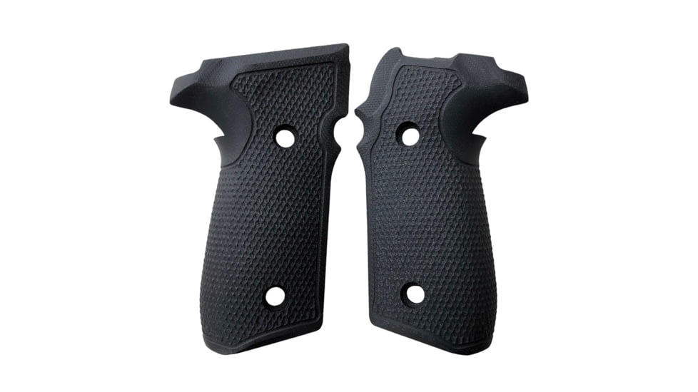 Hogue SIG Sauer P229 Contour Classic Inverse Checkered G10 Grip, Solid Black, 30159