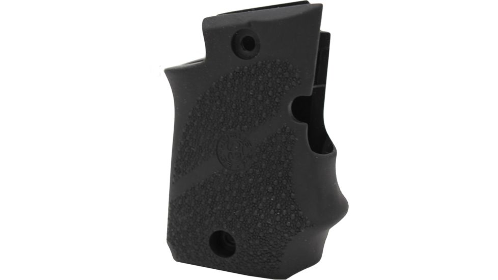 Hogue Sig P938 Rubber Grip, Ambidextrous, w/Finger Grooves Black 109739