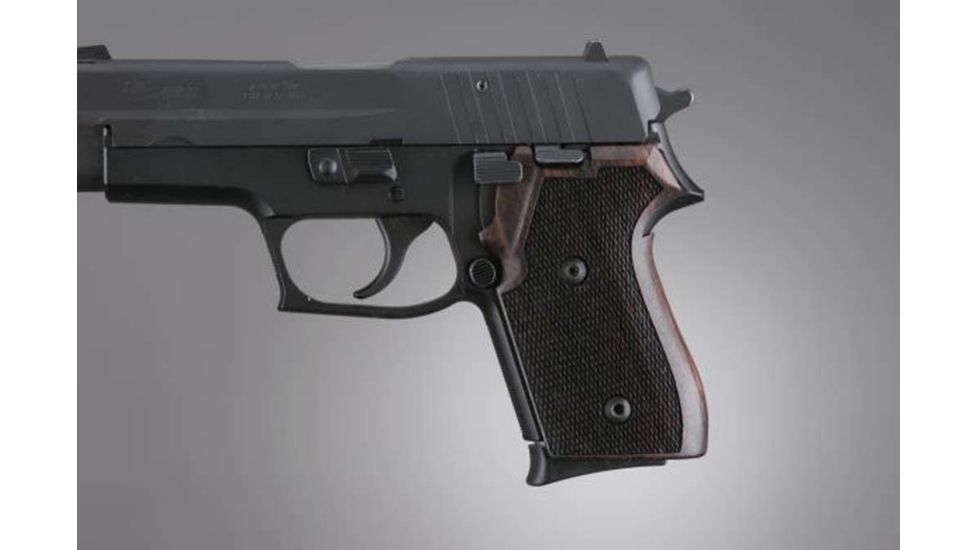Hogue SIG Sauer 245 Rosewood Checkered 24911