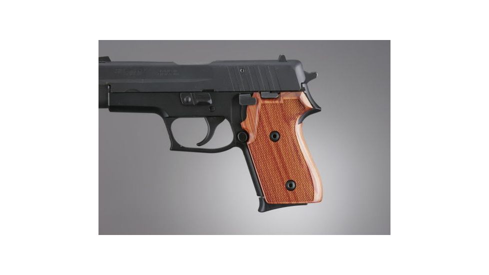 Hogue SIG Sauer 245 Tulipwood Checkered 24711