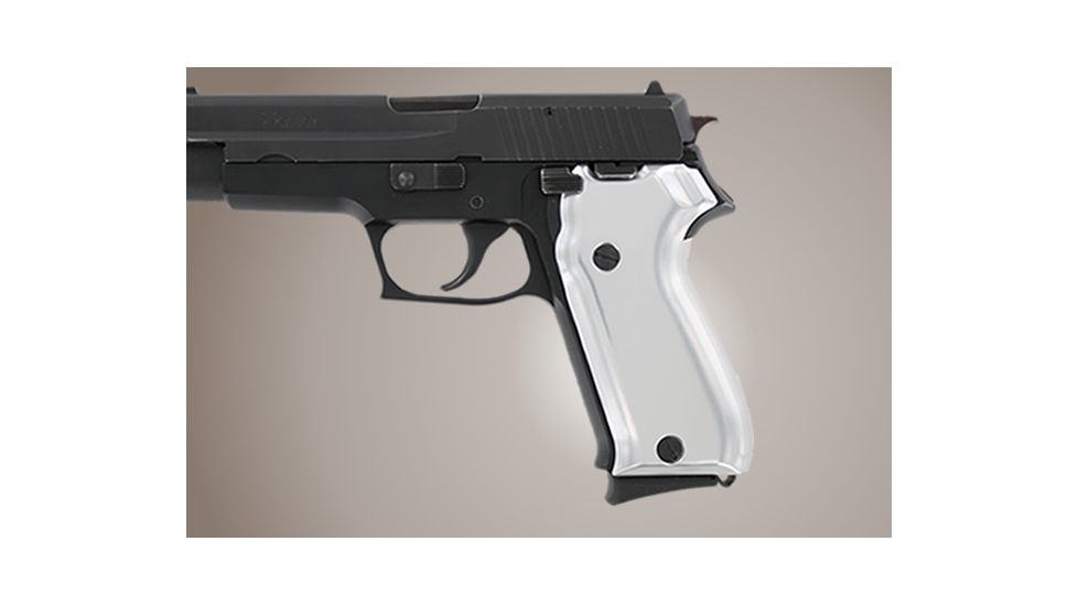 Hogue Sig Sauer P220 European Aluminum Brushed Gloss Clear Anodized 21165