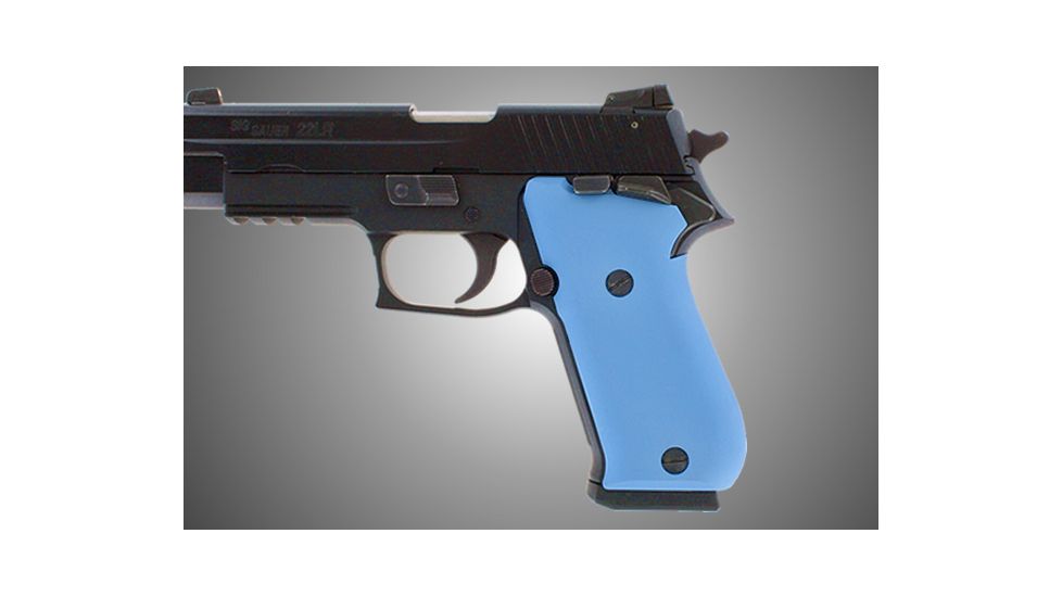 Hogue Sig Sauer P220 Handgun Grip Sao American Aluminum Matte Blue Anodized 21143 1h Gu 21143