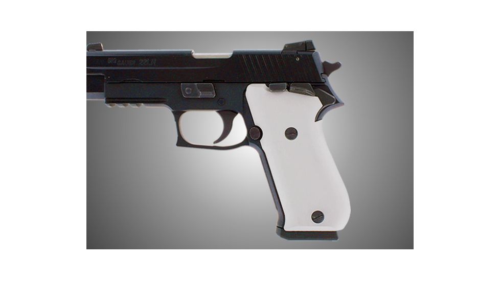 Hogue Sig Sauer P220 Handgun Grip Sao American Aluminum Matte Clear Anodized 21144 1h Gu 21144
