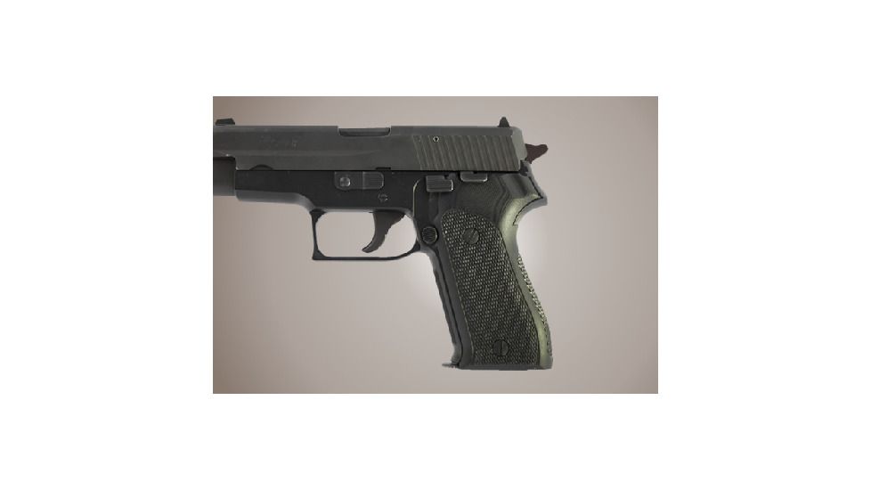 Hogue SIG Sauer P225 Checkered G-10 - Black 27179