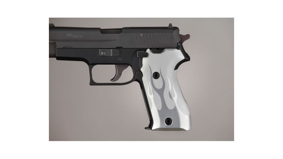 Hogue SIG Sauer P225 Flames Aluminum - Clear Anodized 27134