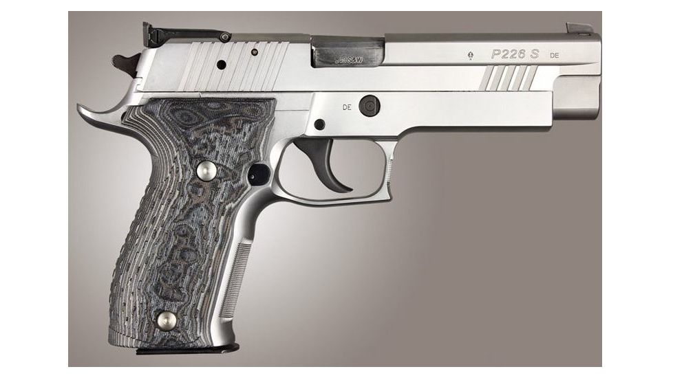 HOGUE SIG Sauer P226 DA/SA Allround Chain Link G10, G-Mascus Black/Gray, Black/Grey 23107