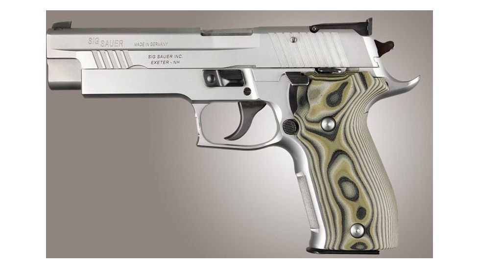 HOGUE SIG Sauer P226 DA/SA Allround Smooth G10, G-Mascus Green, Green 23148