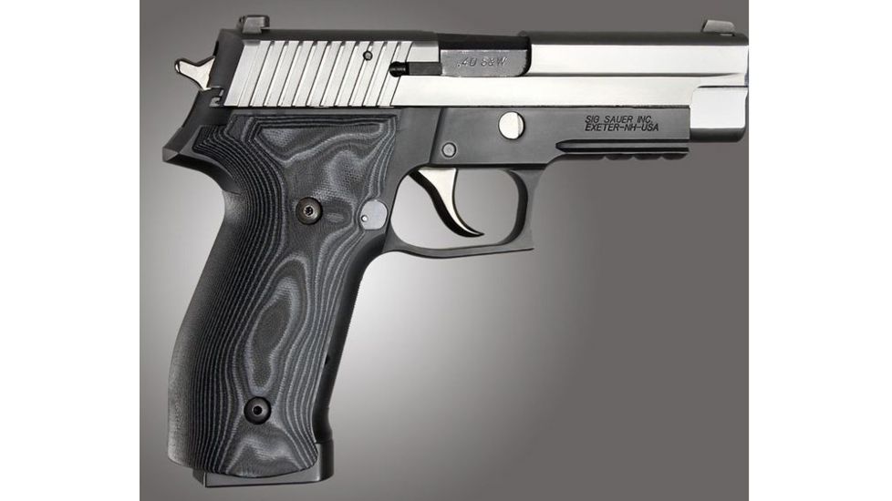 HOGUE SIG Sauer P226 DA/SA Magrip Smooth G10, G-Mascus Black, Black 23769