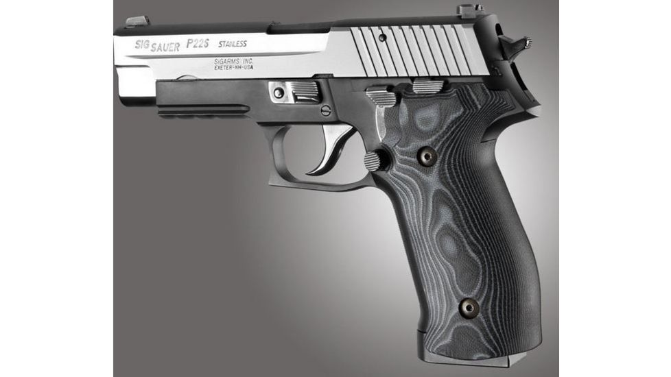 HOGUE SIG Sauer P226 DA/SA Magrip Smooth G10, G-Mascus Black, Black 23769
