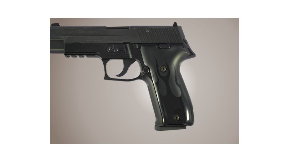 Hogue Sig Sauer P226 Dak Flames Aluminum Black Anodized 26120