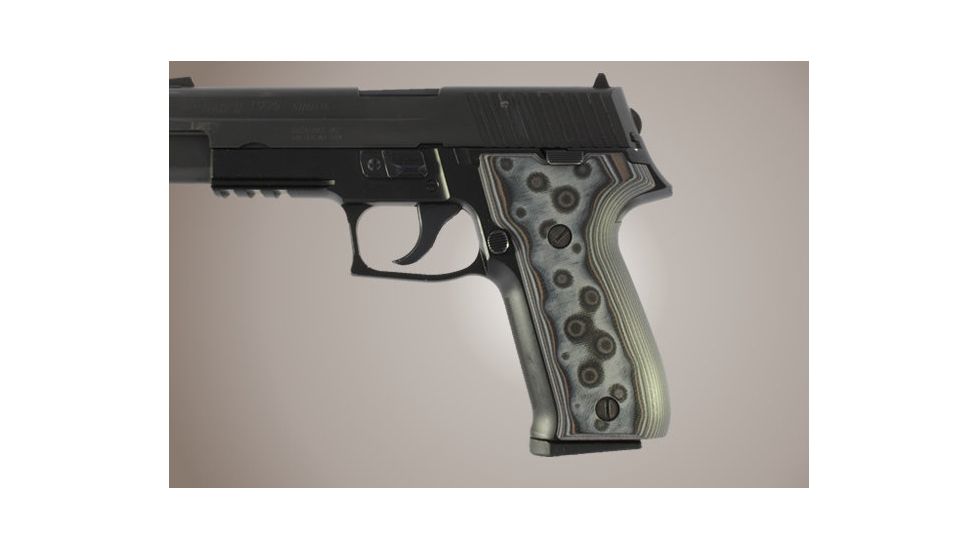 Hogue SIG Sauer P226 DAK G-10 - G-Mascus Black/Gray 26147-BLKGRY