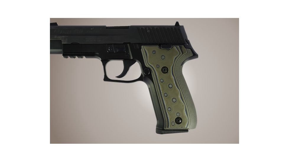Hogue Sig Sauer P226 Dak G 10 Od Green Camo 26148