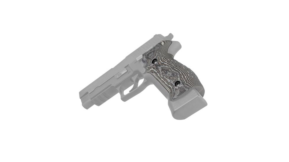 Hogue Sig Sauer P226 Double/Single Action Magrip, Chain Link G-10 G-Mascus Black-Grey 190650