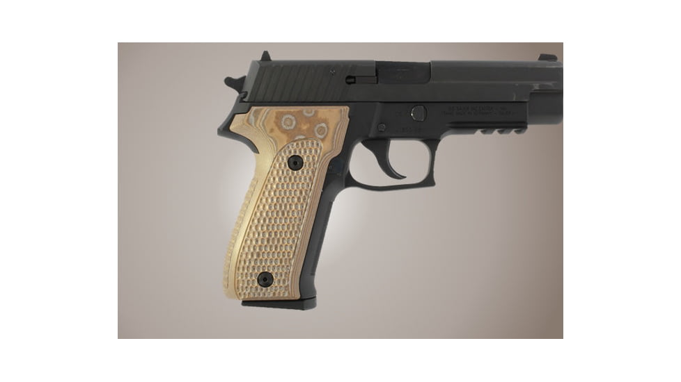 Hogue SIG Sauer P226 Piranha Grip G-10 - G-Mascus Tan 26137-TAN