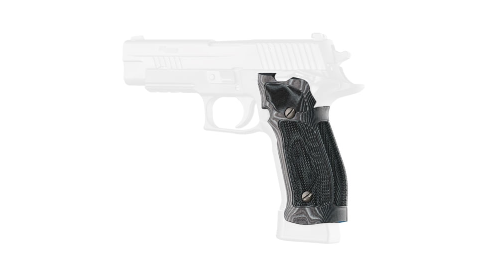 Hogue SIG Sauer P226 SAO X5 Magrip, Checkered, G10 GMascus, Black, 33759