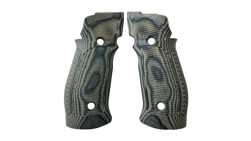 Hogue SIG Sauer P226 SAO X5 Magrip, Piranha, G10 GMascus, Green Lava, 33128