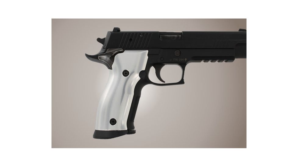 Hogue SIG Sauer P226 SAO X5 X6 Aluminum - Brushed Gloss Clear Anodize 27145