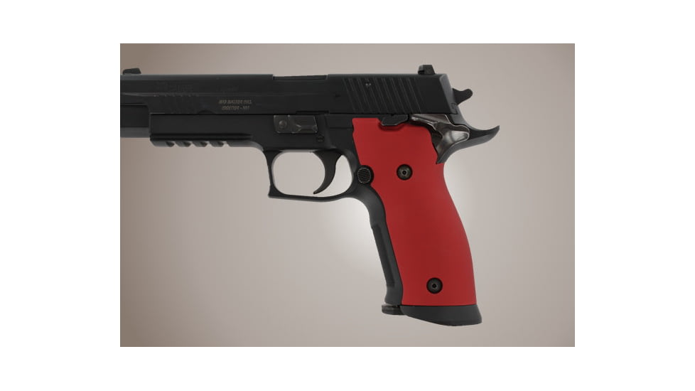 Hogue SIG Sauer P226 SAO X5 X6 Aluminum - Matte Red Anodize 27142