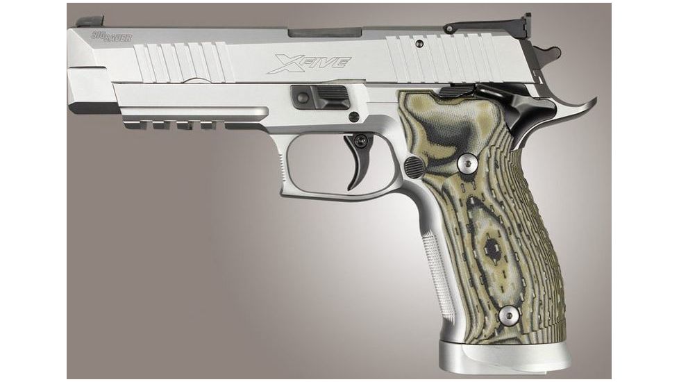 HOGUE SIG Sauer P226 SAO X5 X6 Chain Link G10, G-Mascus Green, Green 33118