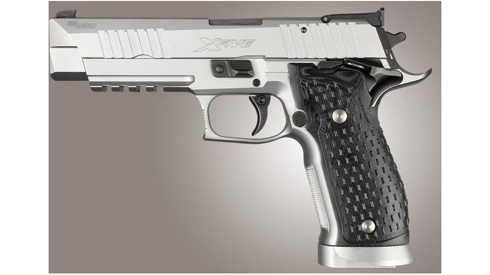 HOGUE SIG Sauer P226 SAO X5 X6 Chain Link G10, Solid Black, Black 33119