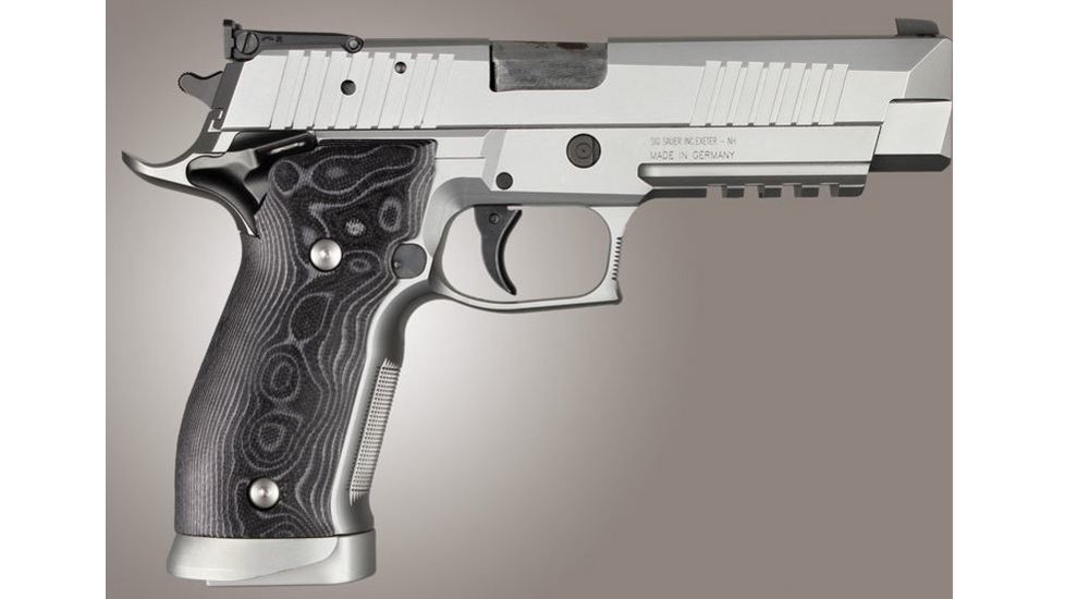 HOGUE SIG Sauer P226 SAO X5 X6 Smooth G10, G-Mascus Black, Black 33769