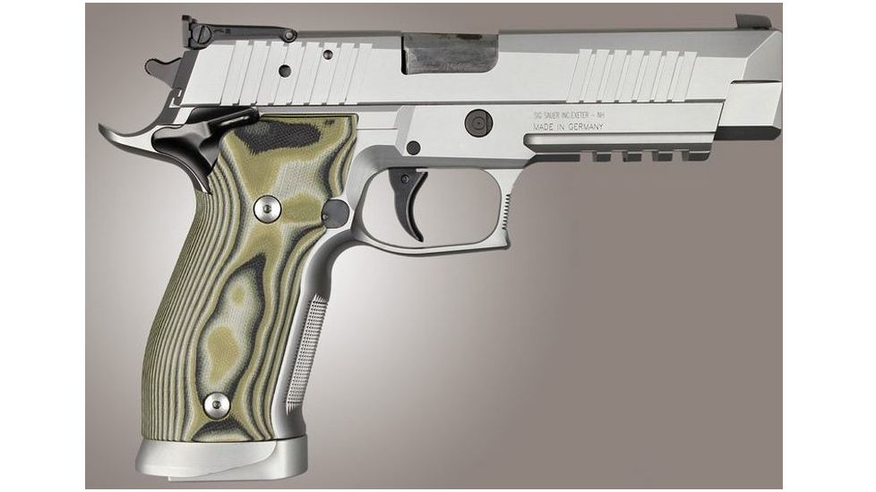 HOGUE SIG Sauer P226 SAO X5 X6 Smooth G10, G-Mascus Green, Green 33168