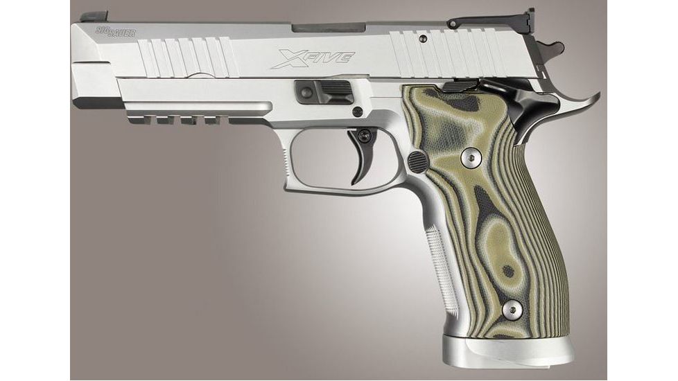 HOGUE SIG Sauer P226 SAO X5 X6 Smooth G10, G-Mascus Green, Green 33168
