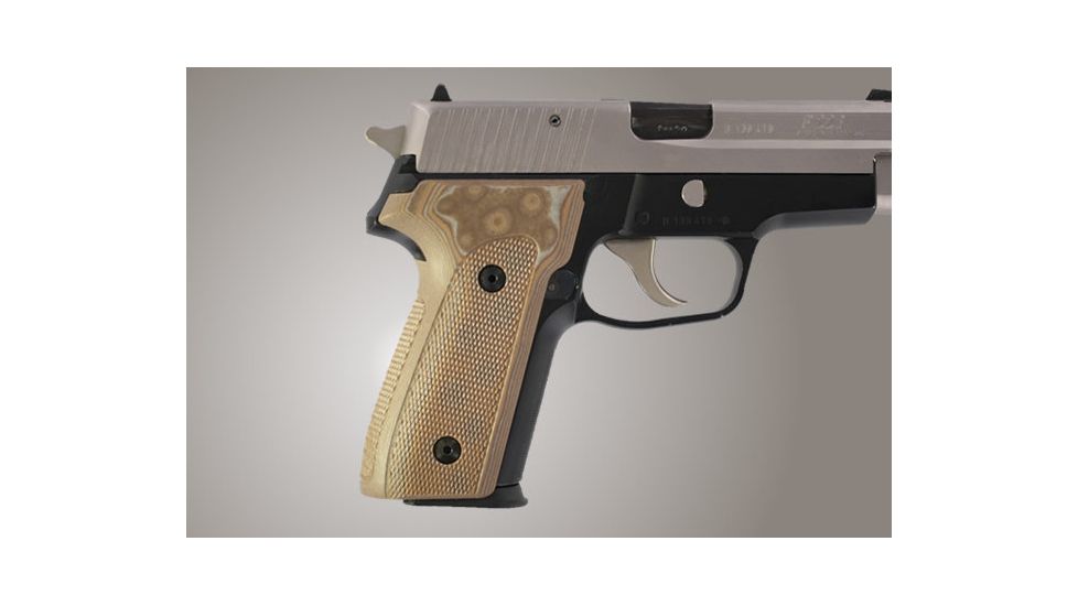 Hogue SIG Sauer P228 P229 Checkered G-10 - G-Mascus Tan 28177-TAN