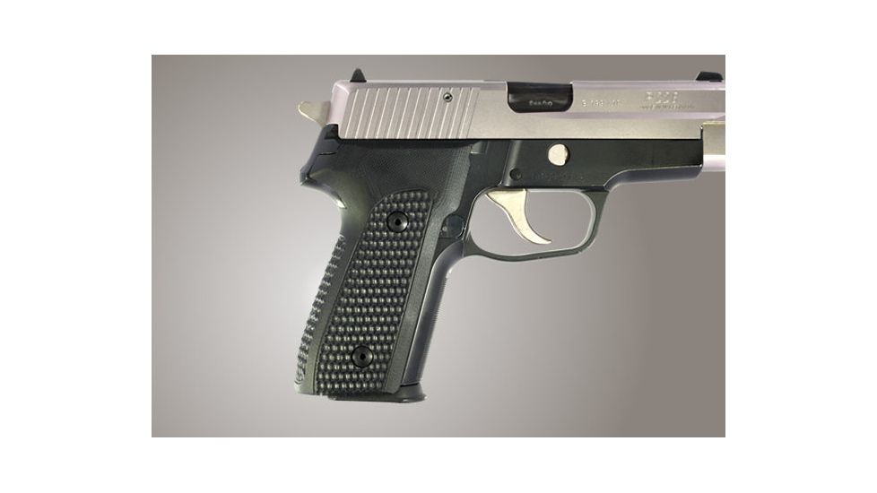 Hogue SIG Sauer P228 P229 Piranha Grip G-10 - Solid Black 28139