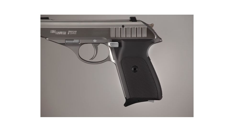 Hogue SIG Sauer P230 P232 Checkered Aluminum - Matte Black Anodized 30170