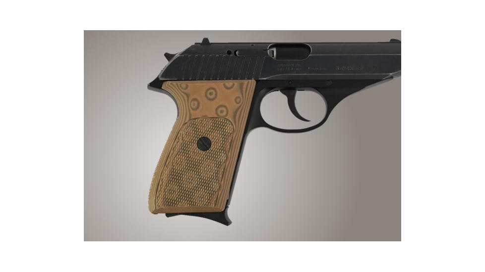 Hogue SIG Sauer P230 P232 Checkered G-10 - G-Mascus Tan 30177-TAN