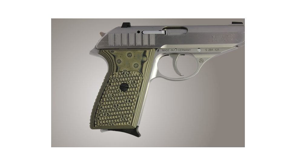 Hogue SIG Sauer P230 P232 Piranha Grip G-10 - G-Mascus Green 30138