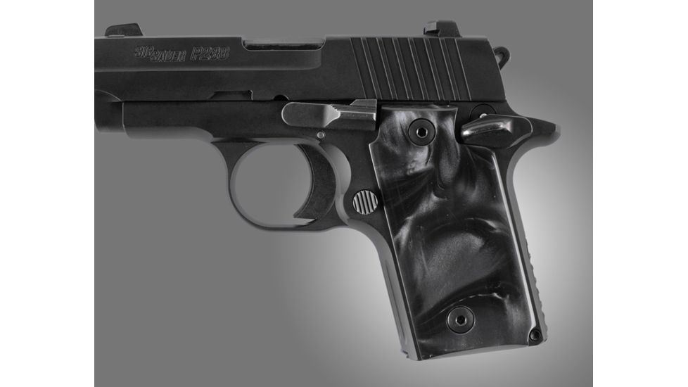 Hogue SIG Sauer P238 Black Pearlized-Polymer 38418