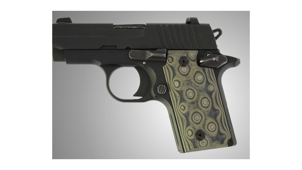 Hogue SIG Sauer P238 G-10 - G-Mascus Green 38168