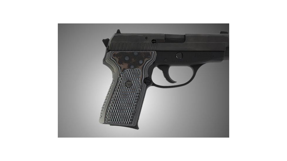 Hogue SIG Sauer P239 Piranha Grip G-10 - G-Mascus Black/Gray 31137-BLKGRY