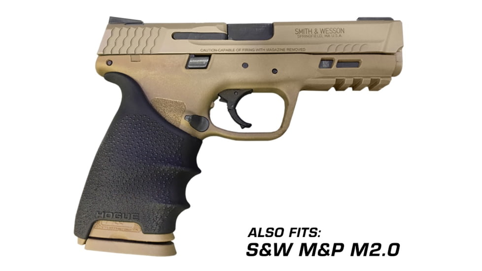 Hogue SIG Sauer P320 Full Size HandALL Beavertail Grip Sleeve, Black, 17600
