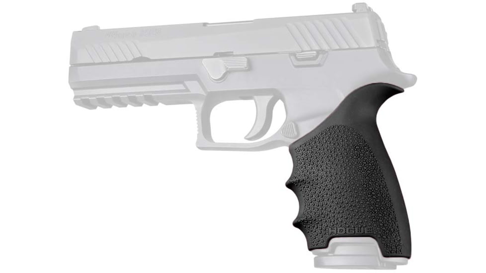 Hogue SIG Sauer P320 Full Size HandALL Beavertail Grip Sleeve, Black, 17600