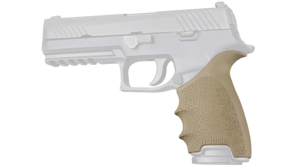 Hogue SIG Sauer P320 Full Size HandALL Beavertail Grip Sleeve, Flat Dark Earth, 17603