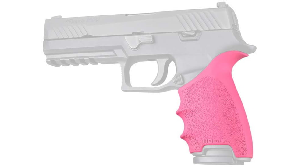 Hogue SIG Sauer P320 Full Size HandALL Beavertail Grip Sleeve, Pink, 17607