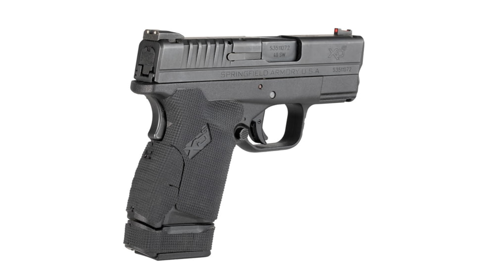 Hogue Springfield XDS 9/40/45, Wrapter Rubber Adhesive Grip, Block Texture, All Backstraps, Black, 17368
