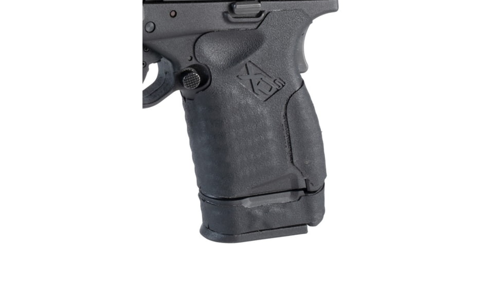 Hogue Wrapter Adhesive Pistol Grip, Springfield Armory XD-S 9mm/.40 S&amp;W/.45 ACP, Adhesive Rubber, Grain, Black, 17360