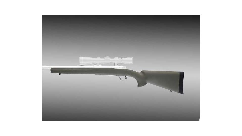 Hogue Ruger 77 MKII Standard Barrel Full Bed Block Stock OD Green