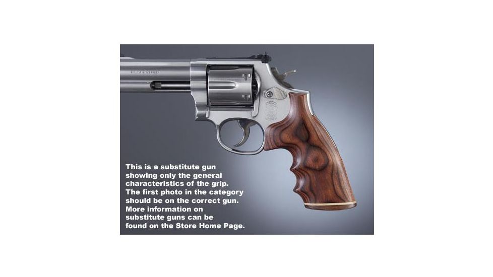 Hogue Taurus Med. &amp; Lg. Sq. Butt Rose Lam Stripe/Cap 66520