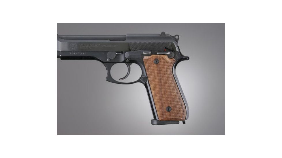Hogue Taurus PT-99 PT-92 PT-100 PT-101 Pau Ferro Safety Only Checkered 99311
