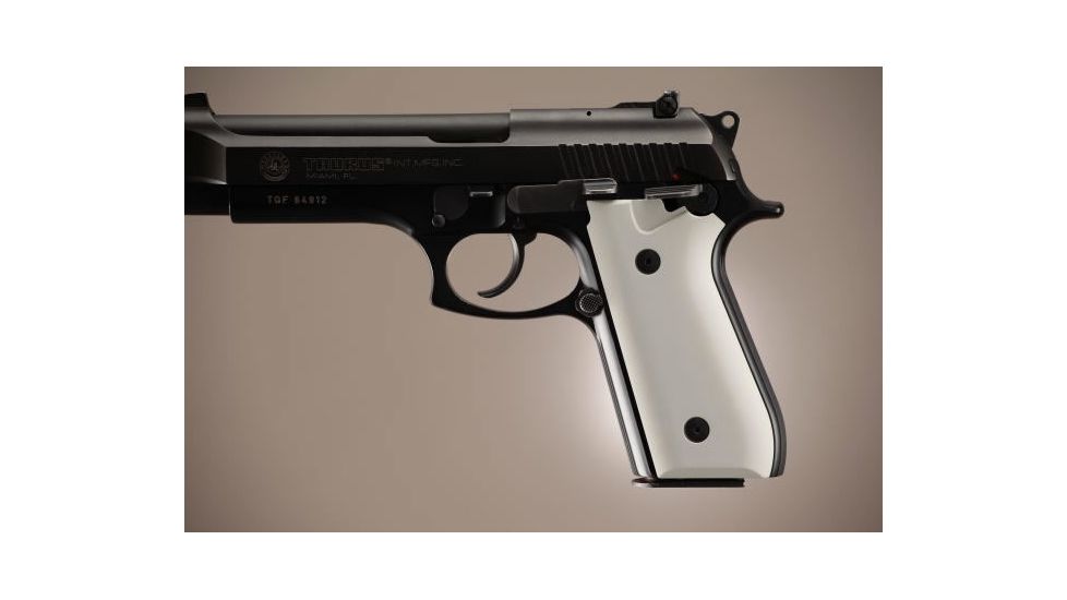 Hogue Taurus PT-99 PT-92 PT-100 PT-101 With Decocker Aluminum - Matte Clear Anodized 99164