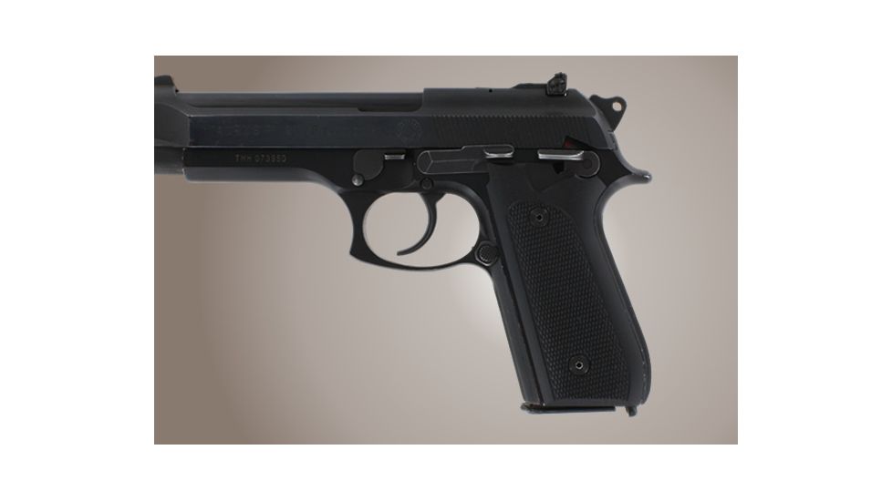 Hogue Taurus Pt 99 Pt 92 Pt 100 Pt 101 With Decocker Checkered G 10 Black 99179