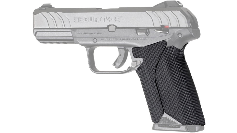 Hogue Wrapter Rubber Adhesive Grip, Ruger Security 9, Black/Block Texture, 17728