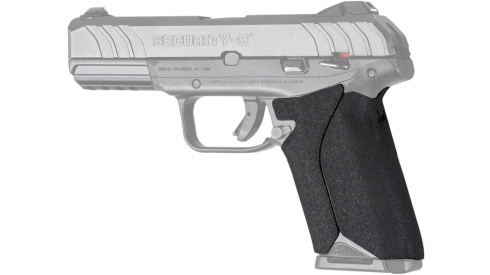 Hogue Wrapter Rubber Adhesive Grip, Ruger Security 9, Black/Grain Texture, 17720