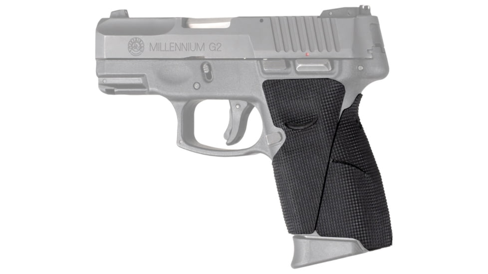 Hogue Wrapter Rubber Adhesive Grip, Taurus G2, Black/Block Texture, 18548